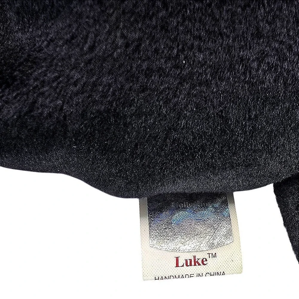 Ty Beanie Baby LUKE (Black Lab) MWMT 1998/99 PE Pellets 